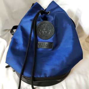 Versace navy blue backpack